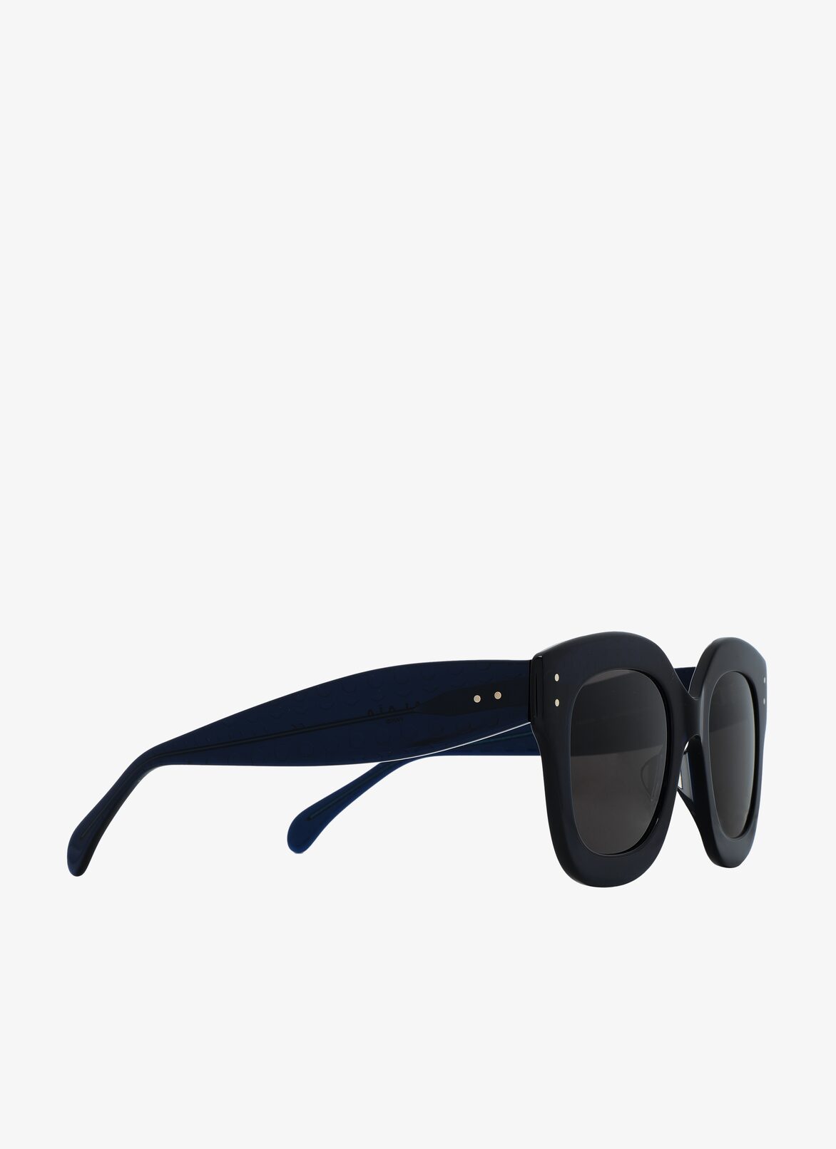 GLASSES LUNETTES BLUE/SILVER ALAÏA BLUE-BLUE-GRAY  GLASSES LUNETTES BLUE/SILVER